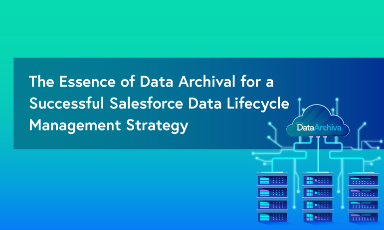 The Essence of Data Archival for a Successful Salesforce Data Lifecycle Management Strategy | DataArchiva